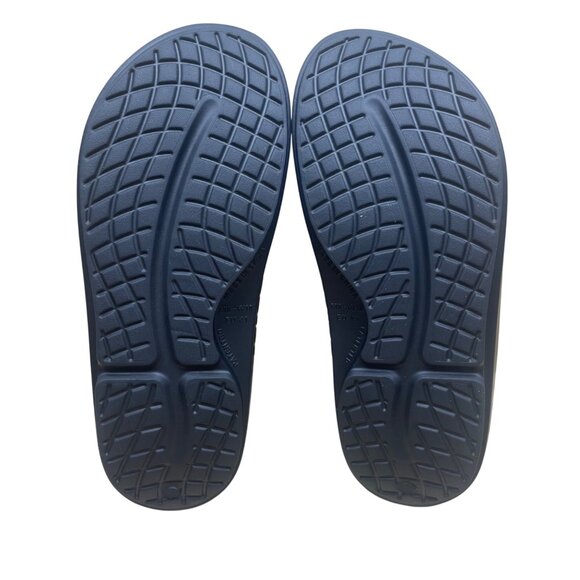 OOFOS Men’s Black Foam Lightweight Recovery Slide Sandals Size  M8/W10 main image 4